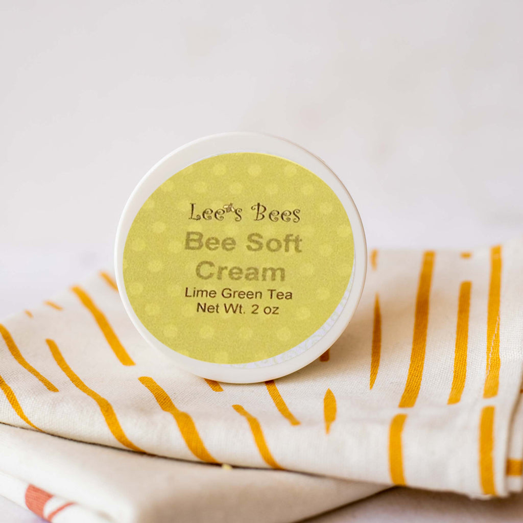 Lime Green Tea Fragrance Bee Soft Beeswax Body Cream