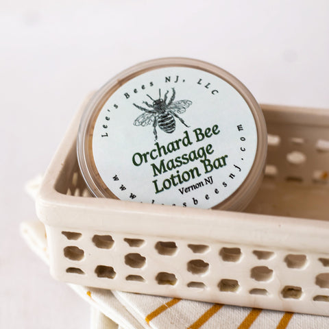 Orchard Bee Green Apple Massage Lotion Bar