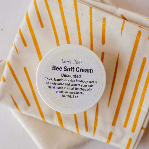 Unscented Bee Soft Beeswax Body Cream